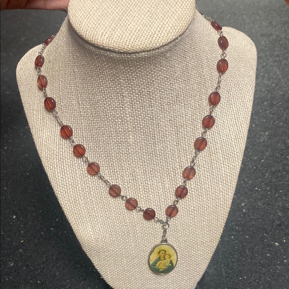 St Anthony Rosary Necklace